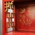 Pair of Vintage Louis XVI Style Chinoiserie Red Lacquer Display Cabinets For Sale - Image 15 of 17