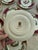 Antique Myott Chelsea Bird Bread Plates – 6 3/8-Inch Staffordshire England Porcelain With Burgundy and Gilt Decoration - Set of Eleven (11) For Sale - Image 11 of 12