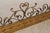 Gold Finish Iron Gothic Fireplace Fender Set For Sale In Philadelphia - Image 6 of 13