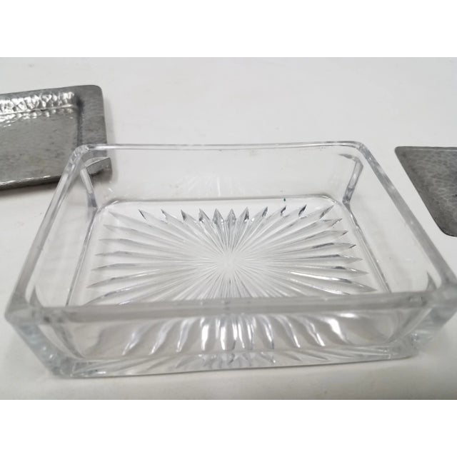 Gray Antique English Pewter Sardine Dish - Circa 19th Century For Sale - Image 8 of 11