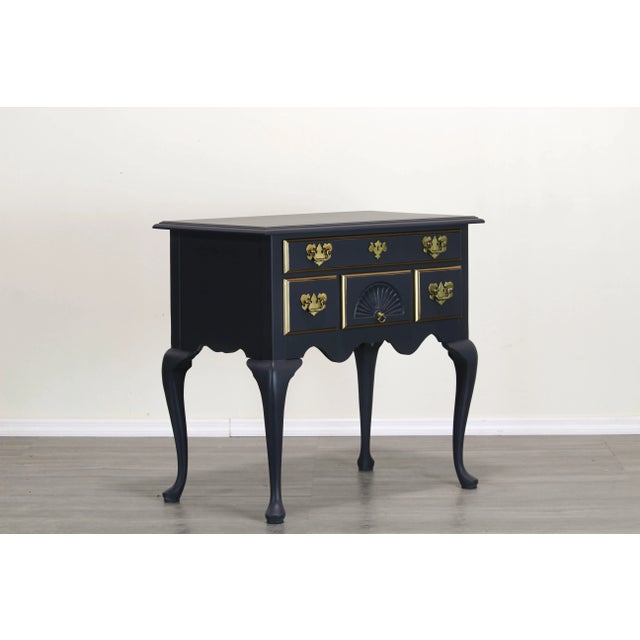 Mid-Century Modern Vintage Georgian Style Hallway Cabinet For Sale - Image 3 of 10