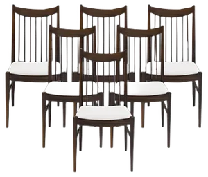 Rosewood 422 Dining Chairs by Arne Vodder for Sibast, 1960s, Set of 6