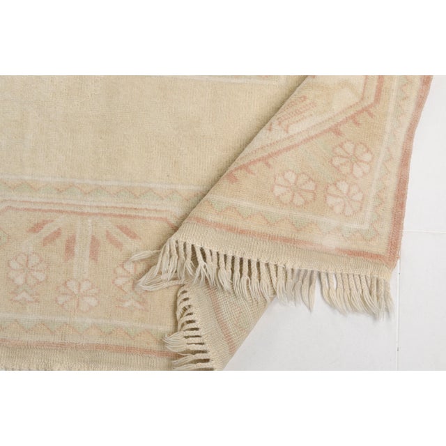 Oversize Handknotted Vintage Rug For Sale - Image 6 of 10