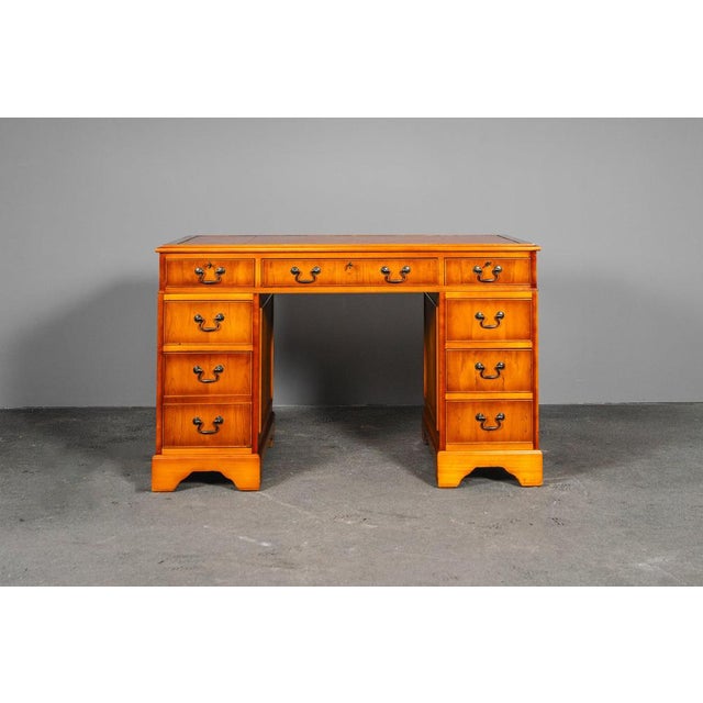 Item: Desk Period & Style: English style - second half of the 20th century Features - simple and practical piece of...