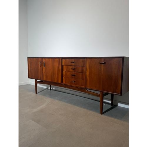 G-Plan Brasilia Sideboard by Victor Wilkins Mid-Century Modern Teak Sideboard For Sale - Image 6 of 9
