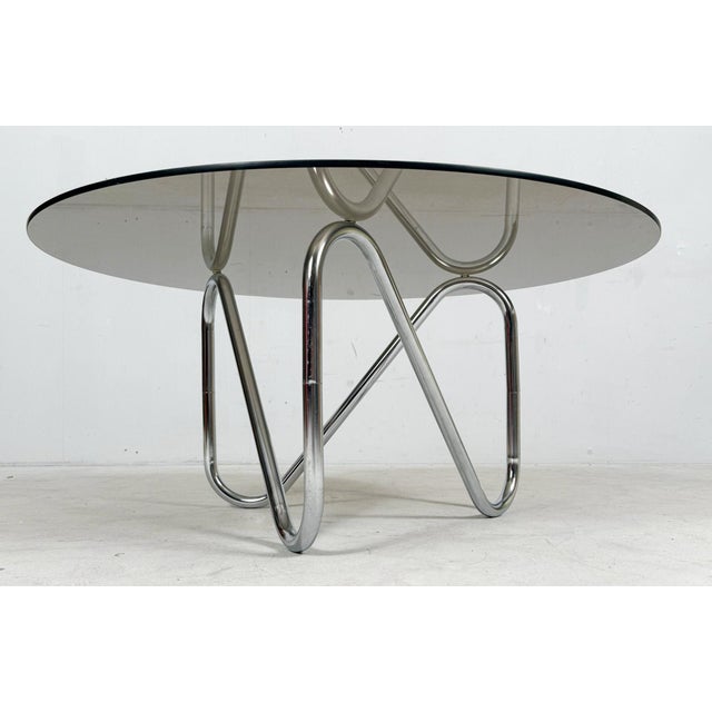Metal French Tubular Steel Coffee Table, 1970s For Sale - Image 7 of 18