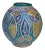 Polychrome Vase W/ Moorish Motif For Sale