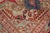 Antique Persian Sultanabad Mahal Carpet With Geometric Design in Green's and Red 10'8"x13'4" For Sale - Image 9 of 10