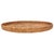 2020s Artifacts Rattan Round Serving Ottoman Tray 28" Diameter, Honey Brown For Sale - Image 5 of 6