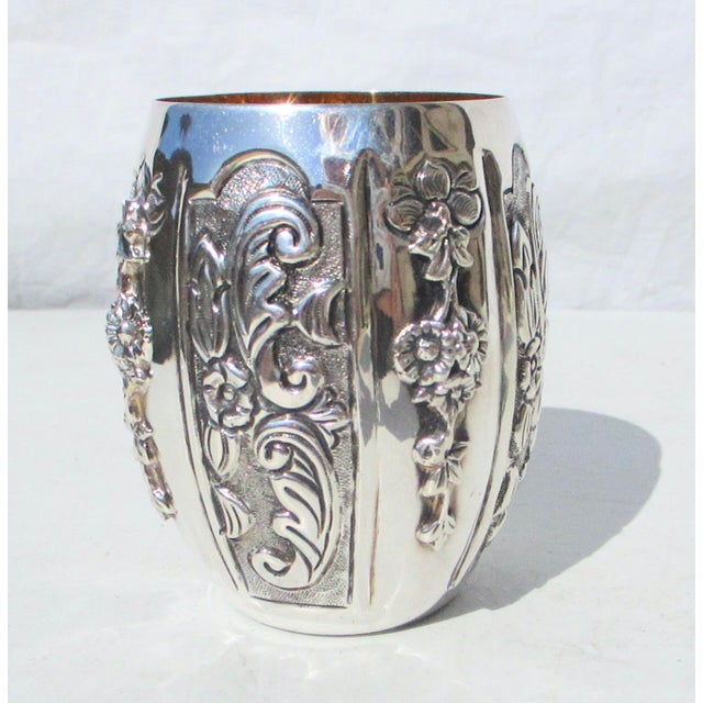 Sterling Silver and Gilt Wash Interior Barrel Beaker Aka "Mint Julep" For Sale In New York - Image 6 of 6