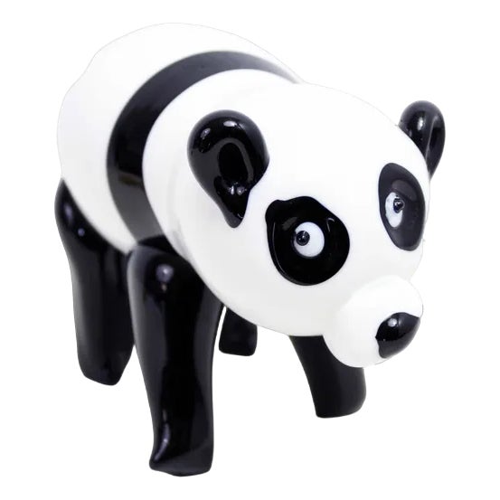 Murano Glass Panda, 1970s For Sale