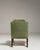 Green 19th Century France Mid-century Modern Green Wood Lounge Chair For Sale - Image 8 of 10