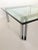 Modernist Square Chrome and Glass Coffee Table For Sale - Image 4 of 9