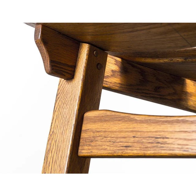 Brutalist Chair in Oak by Dittmann & Co for Awa Radbound, 1960s For Sale - Image 12 of 18