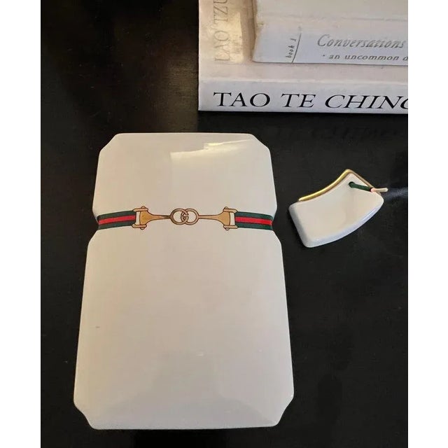 Porcelain Gucci Lidded Box with Incense 420 Holder For Sale - Image 11 of 12