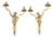 19th-Century Napoleon III Ormolu Sconces, Set of 2 For Sale