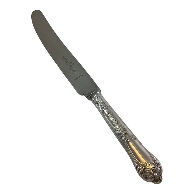 1980s Silver Dessert Knife, La Regence For Sale