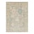 11x16 Modern Oushak Style Hand-Knotted Wool Area Rug in Taupe, Soft Teal & Blush For Sale