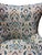 Transitional Ikat-Style Upholstered Wing Armchairs, a Pair For Sale In Greensboro - Image 6 of 8
