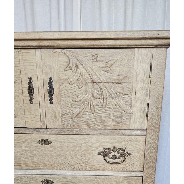 Antique Wooden Chiffonier Chest With Attach Mirror Frame. Circa 1920's For Sale - Image 18 of 18