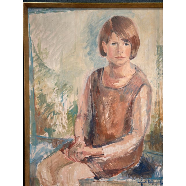 Ingjerd Pettersen Hagh, Marianne, 1968, Oil on Panel, Framed For Sale - Image 13 of 18