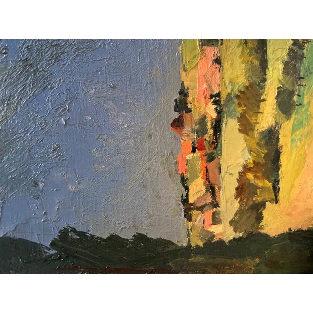 Herbert Theurillat, Countryside Landscape, Oil on Canvas For Sale - Image 8 of 9