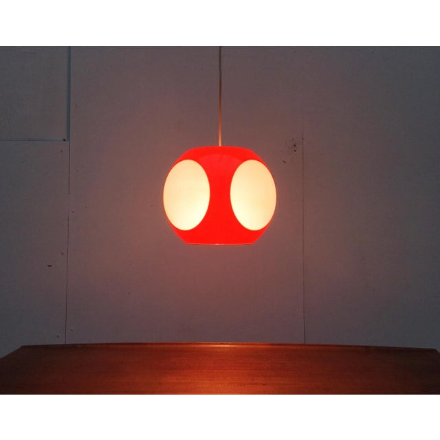 Vintage Space Age UFO Lamp attributed to Luigi Colani For Sale - Image 9 of 18