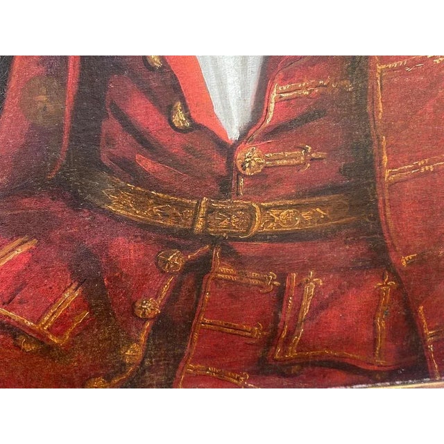 Framed Oil on Canvas of a Young Man Attributed to James Maubert For Sale - Image 4 of 10