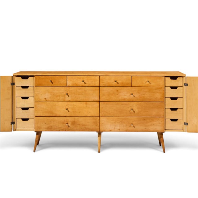 Paul McCobb Mid Century 20-Drawer Dresser For Sale - Image 9 of 10