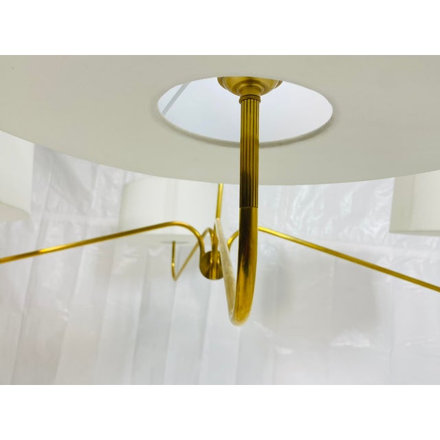 Contemporary Visual Comfort Thomas O’Brien “Canto Grande” 4-Arm Chandelier For Sale - Image 9 of 17