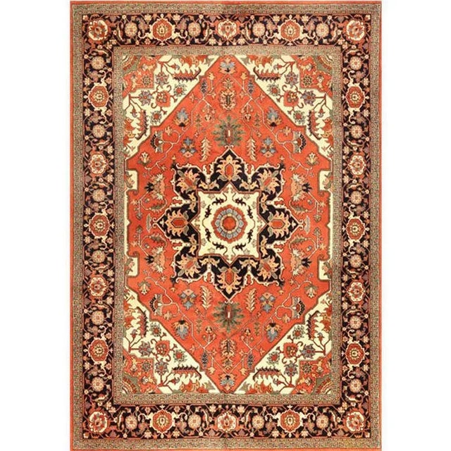 1970s Persian Heriz Area Rug 9'3"×12'8" For Sale - Image 13 of 13