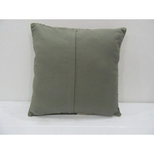 Rustic Handmade Patchwork Kilim Pillow Cover For Sale - Image 3 of 4