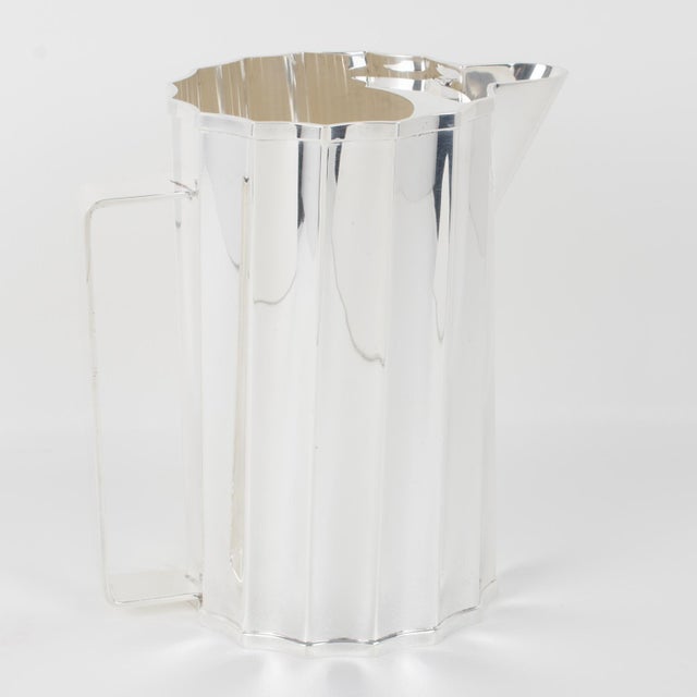 St James Brazil Silver Plate Martini Pitcher Cocktail Mixer Jug, circa 1980 For Sale - Image 12 of 15
