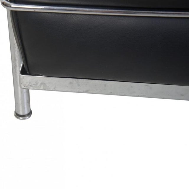 LC3 Chair in Black Leather by Le Corbusier, 2000s For Sale - Image 16 of 18
