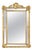 Antique Louis Revival Giltwood Overmantel Cushion Mirror, 1860 For Sale
