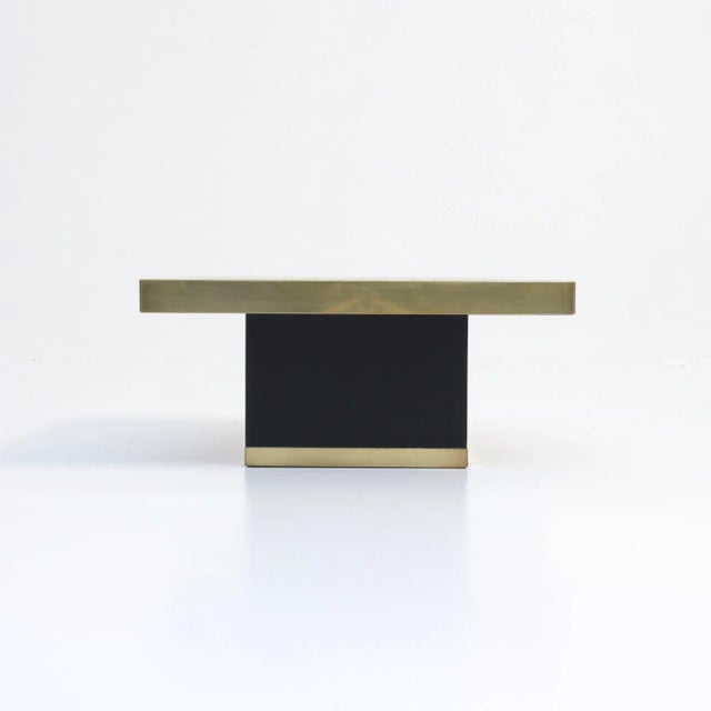 Etched Brass Side Table by Georges Mathias for Belform, 1970s For Sale - Image 10 of 18