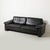 Mid-Century Modern Conseta 3-Seater Sofa in Black Leather from Cor, Germany, 1970s For Sale - Image 3 of 11