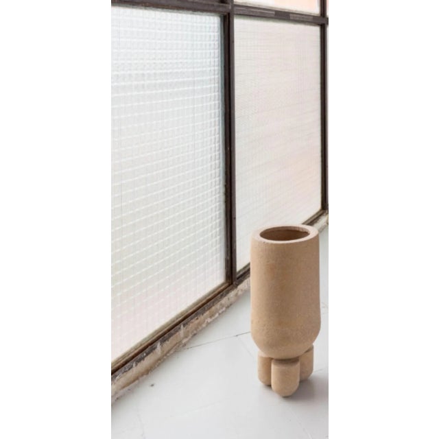 Contemporary Planter Clay Vase by Lisa Allegra For Sale - Image 3 of 5