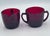 Elevate your coffee service with this delightful creamer & sugar set of Anchor Hocking dishes in the stunning Baltic Royal...