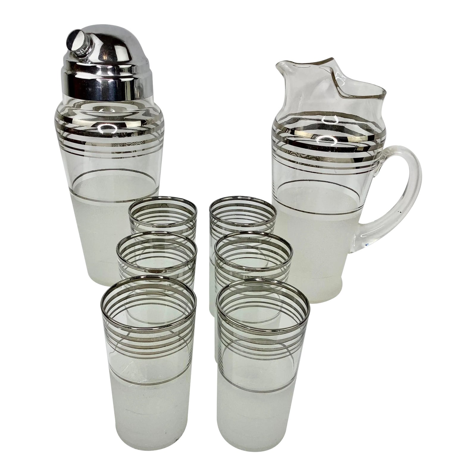 Vintage Art Deco Cocktail Set | Chairish