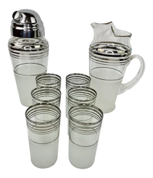 Vintage Art Deco Cocktail Set