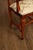 Wood Italian Baroque Style Set of Eight Inlaid Olive Wood Dining Chairs For Sale - Image 7 of 18