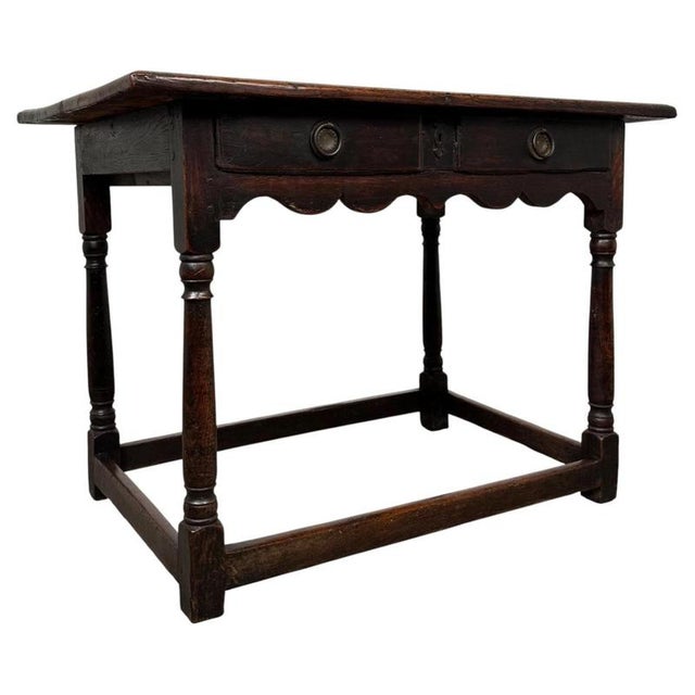 2000 - 2009 Antique English Georgian Golden Oak Tripod Tilt-Top Table, 1800s For Sale - Image 5 of 12