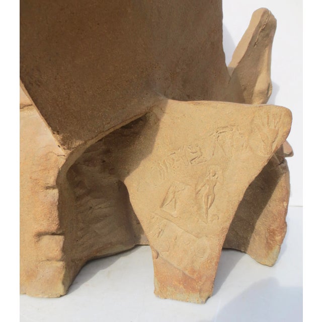 Ceramic Mary Frank " Pablo 1970" Sculpture With Catalog For Sale - Image 7 of 12