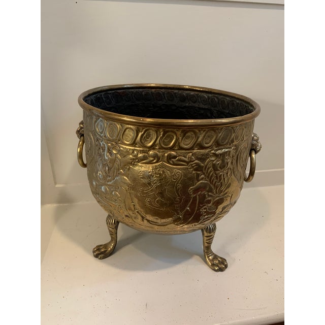 Antique Brass Coal Bucket or Jardiniere Chairish