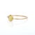 Metal Everyday Wear Yellow Sapphire Midi Ring Size 7 For Sale - Image 7 of 8