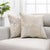 Pasargad Home Safari Chevron Silver Cowhide Pillow For Sale - Image 4 of 4
