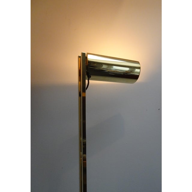 Vintage Brass Floor Lamp, 1980s For Sale - Image 13 of 18