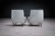 Wood Pair of Armchairs in Hardwood & Light Blue Chenille, Giuseppe Scapinelli, 1950s For Sale - Image 7 of 11