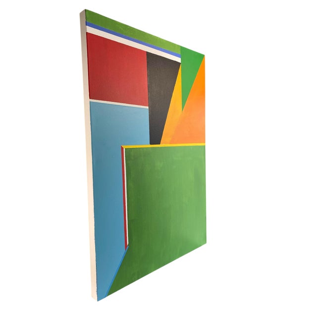 Contemporary Study Three by P. L. Bradbury Painting in Acrylic on Canvas For Sale - Image 3 of 4